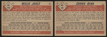 1953 Bowman Baseball Color- 2 Diff Hi# Phillies