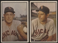 1953 Bowman Baseball Color- 2 Diff Chicago White Sox Hi#s