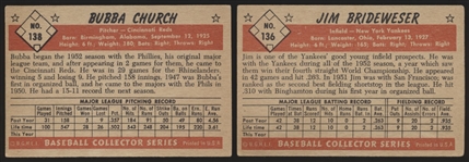 1953 Bowman Baseball Color- 2 Diff Hi#'s
