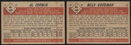 1953 Bowman Baseball Color- 2 Diff Hi#'s