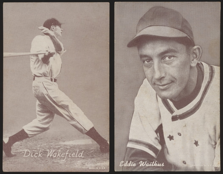 1947-66 Baseball Exhibits- 2 Diff