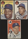 1954 Topps Baseball- 3 Diff