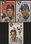 1954 Topps Baseball- 3 Diff SPs