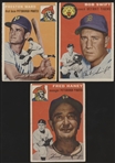 1954 Topps Baseball- 3 Diff SPs