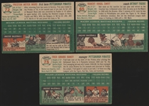1954 Topps Baseball- 3 Diff SP's