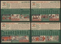 1954 Topps Baseball- 4 Diff