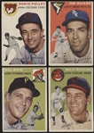 1954 Topps Baseball- 4 Diff