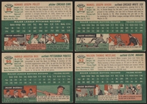 1954 Topps Baseball- 4 Diff