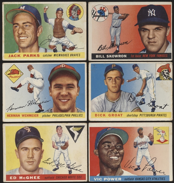 1955 Topps Bb- 6 Diff