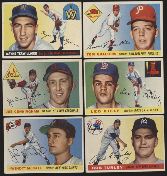 1955 Topps Bb- 6 Diff