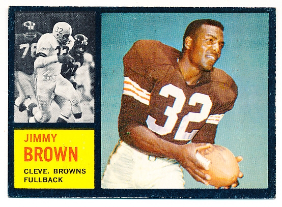 1962 Topps Football- #28 Jimmy Brown, Browns