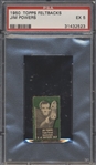 1950 Topps Football Felt Back- Jim Powers, Univ of Southern Cal- PSA Ex 5- Green Color