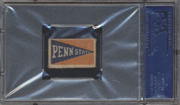 1950 Topps Football Felt Back- Fran Rogel, Penn State- PSA Ex 5- Green Color