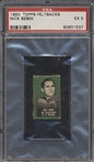 1950 Topps Football Felt Back- John Sebek, Indiana- PSA Ex 5- Green Color