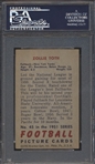 1951 Bowman Football- #45 Zollie Toth, New York Yanks- PSA Ex-Mt 6 (MC)