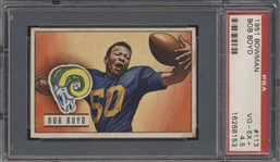 1951 Bowman Football- #113 Bob Boyd, Rams- PSA Vg-Ex + 4.5