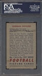 1951 Bowman Football- #116 Sherman Howard, New York Yankees- PSA Vg-Ex 4 