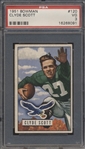 1951 Bowman Football- #120 Clyde Scott, Eagles- PSA Vg 3