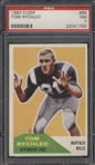 1960 Fleer Football- #85 Tom Rychlec, Bills- PSA NM 7